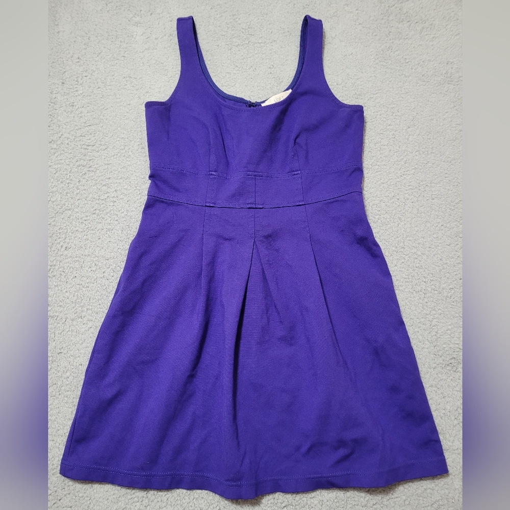 Ann Taylor LOFT Petite Purple Sleeveless Tank Dress Size 2P